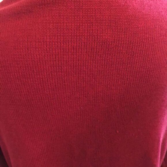 NWOT J Jill maroon cardigan zipper sides L - Picture 6 of 16